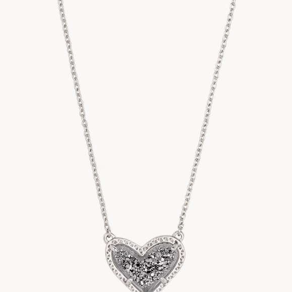 Silver Heart Pendant Necklace - Picture 5 of 5